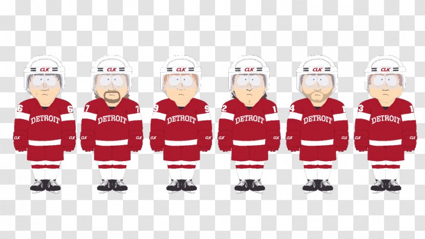 Detroit Red Wings Eric Cartman Male Team - Logo - Sportswear Transparent PNG