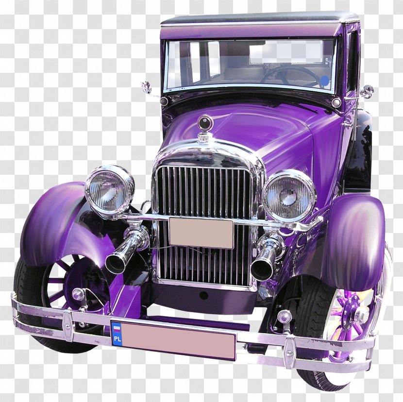 Antique Car Fiat Automobiles Mercedes-Benz - Blog - Beautiful Purple Transparent PNG