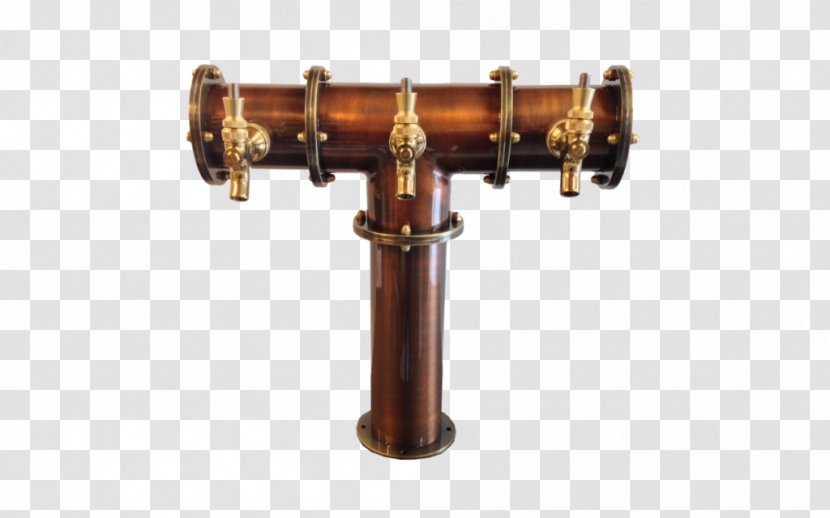 Beer Tower Brass Copper Tap Transparent PNG