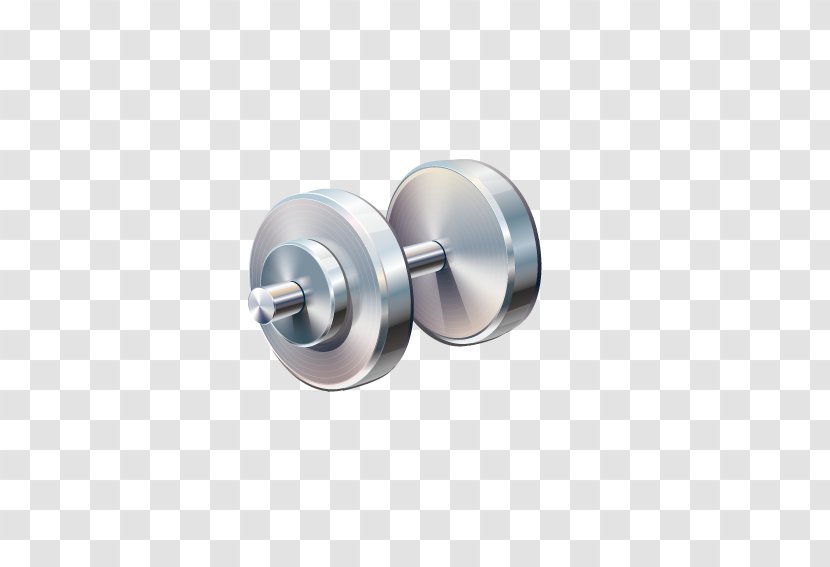 Dumbbell Physical Exercise Weight Training Fitness - Equipment - Barbell Transparent PNG