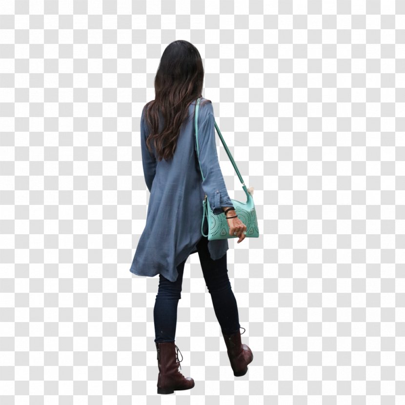 Outerwear Shoulder Jeans Handbag Turquoise Transparent PNG