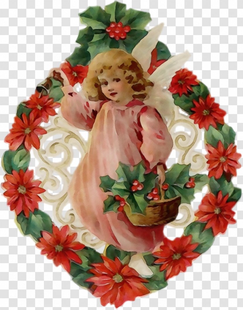 Christmas Decoration - Angel Flower Transparent PNG
