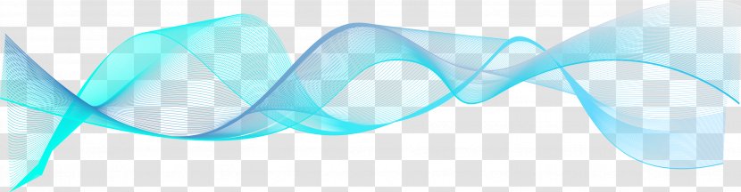 Logo Brand Font - Glasses - Rotating Blue Wave Line Design Transparent PNG