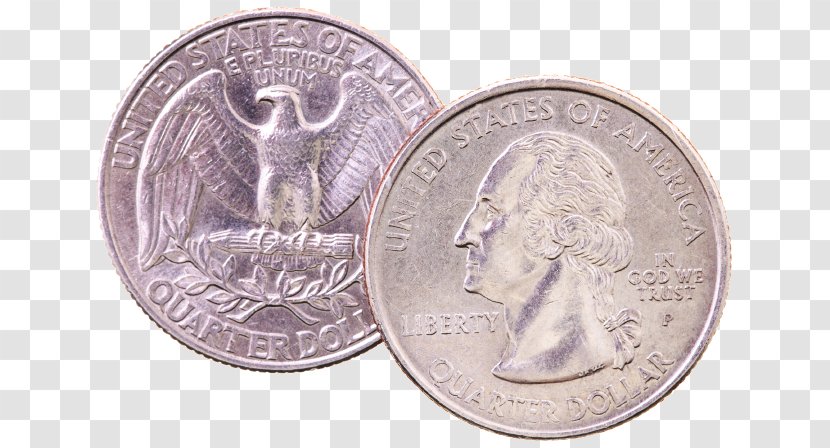 Quarter Dollar Coin Stock Photography Nickel Transparent PNG