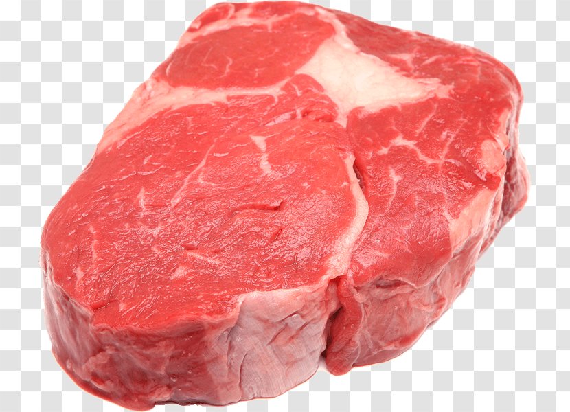 Beefsteak Rib Eye Steak Cut Of Beef - Watercolor - Meat Transparent PNG