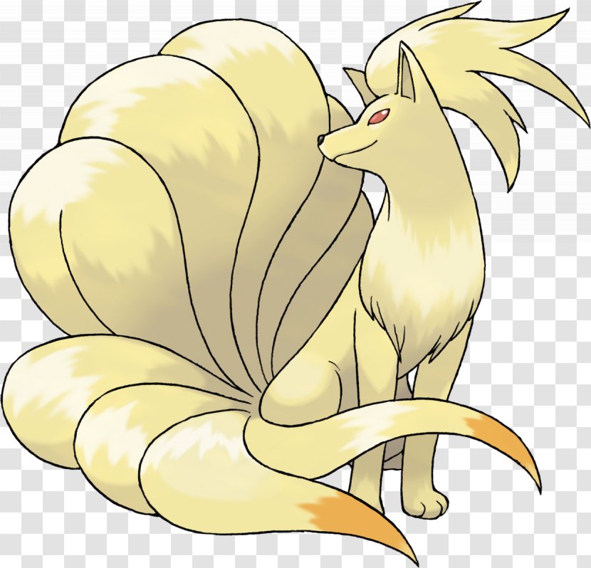 Pokémon GO Red And Blue Ninetales Pokédex - Cartoon - Pokemon Go Transparent PNG