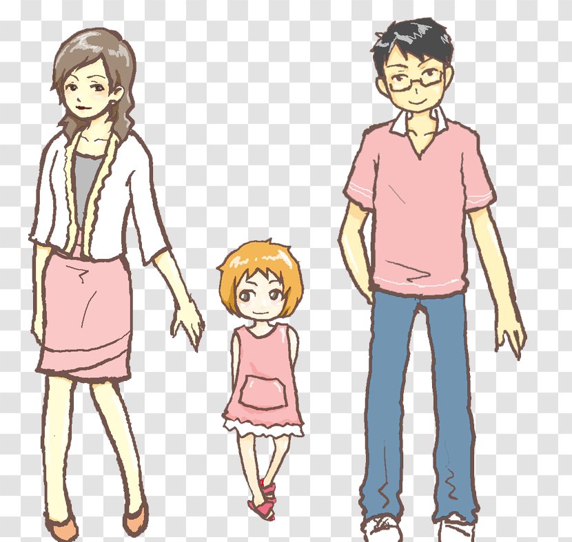 Mother Cartoon Child Illustration - Watercolor - Honor Their Parents Elders Transparent PNG