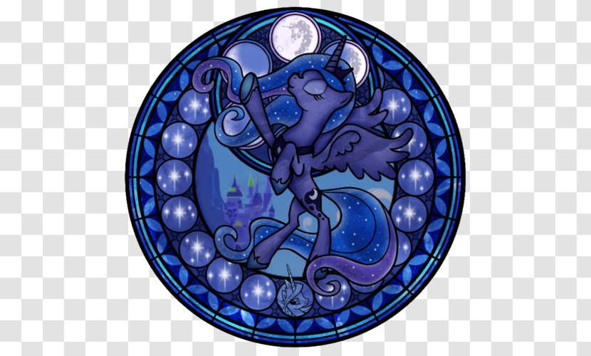 Princess Luna Celestia Window Stained Glass - Game - My Mother Is The Best Transparent PNG