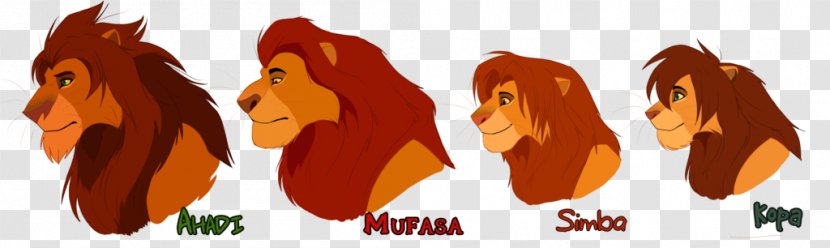 Mufasa Simba Lion Nala Scar - Ahadi Transparent PNG