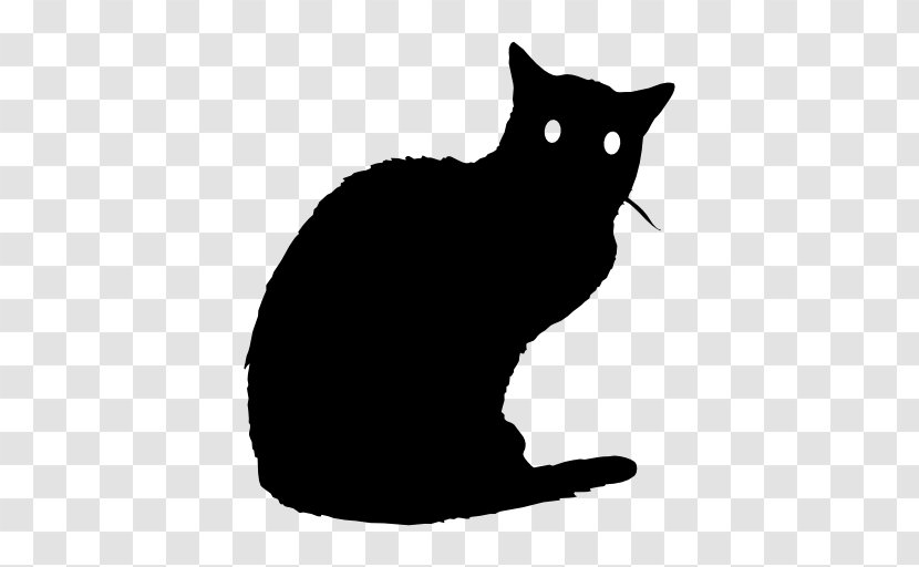 Black Cat Halloween - And White Transparent PNG