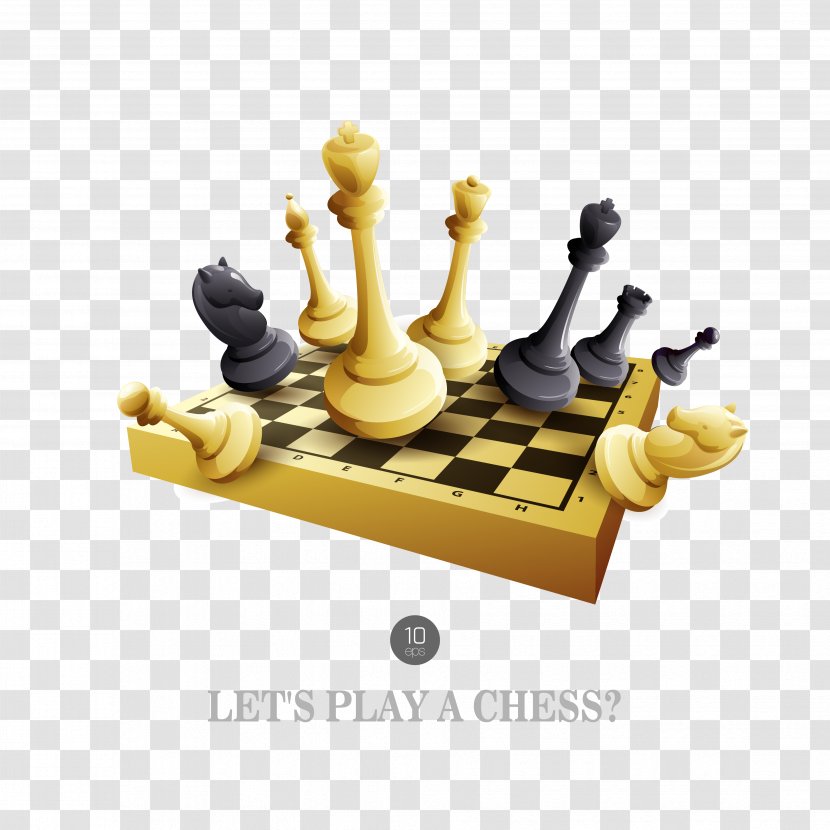 Chess Piece White And Black In Queen - Vector Material Transparent PNG