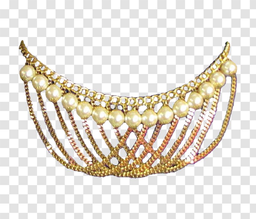 Necklace Jewellery Pearl Chain Gold - Charms Pendants - Belt Transparent PNG