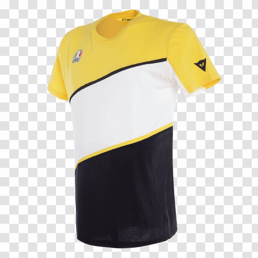 T-shirt Motorcycle Dainese Casual - Yellow Transparent PNG
