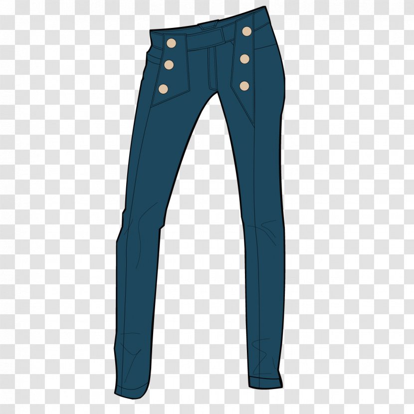 Jeans Fashion Trousers - Exquisite Transparent PNG