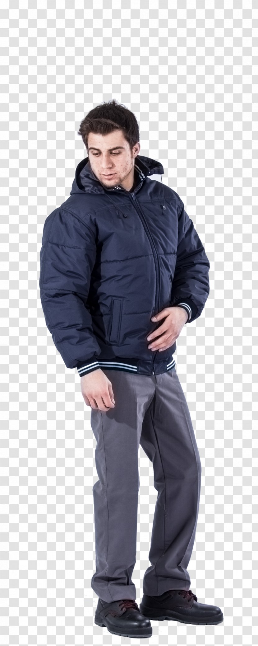 Hoodie Jacket Sleeve Pants - Outerwear Transparent PNG