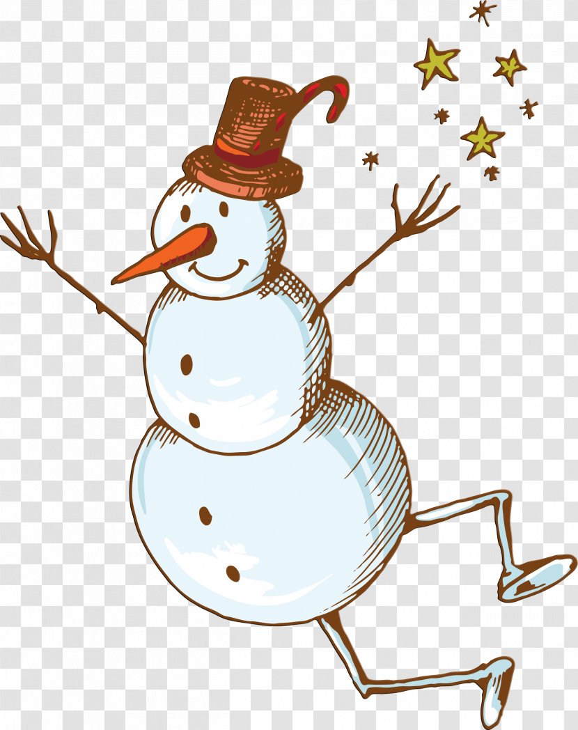 Snowman Christmas Clip Art - Greeting Note Cards Transparent PNG