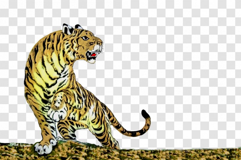 Tiger Cheetah Cat Whiskers Terrestrial Animal - Adaptation Transparent PNG