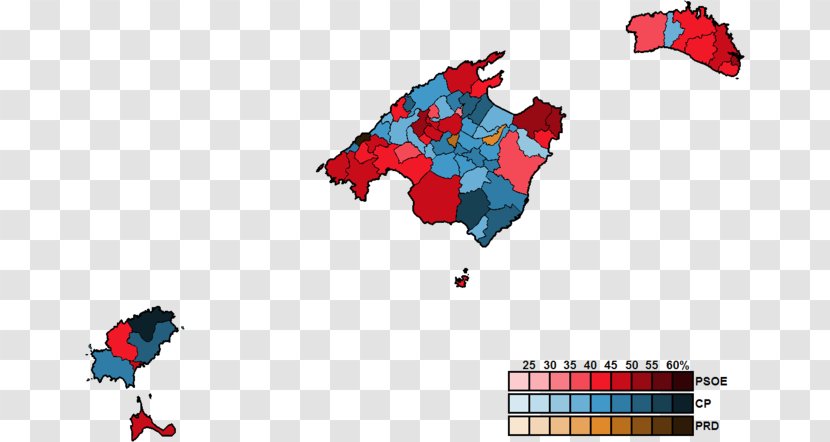 Majorca Menorca Ibiza Balearic Dialect Map Transparent PNG