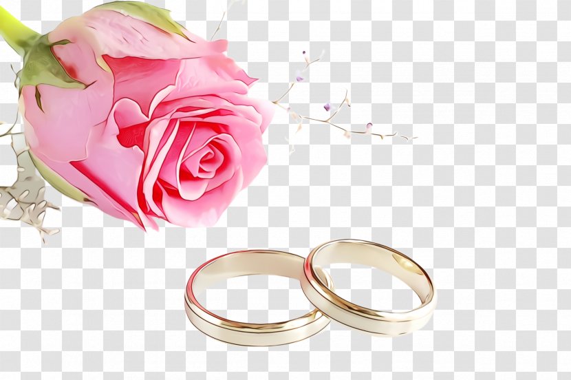Wedding Ring - Wet Ink - Body Jewelry Flower Transparent PNG