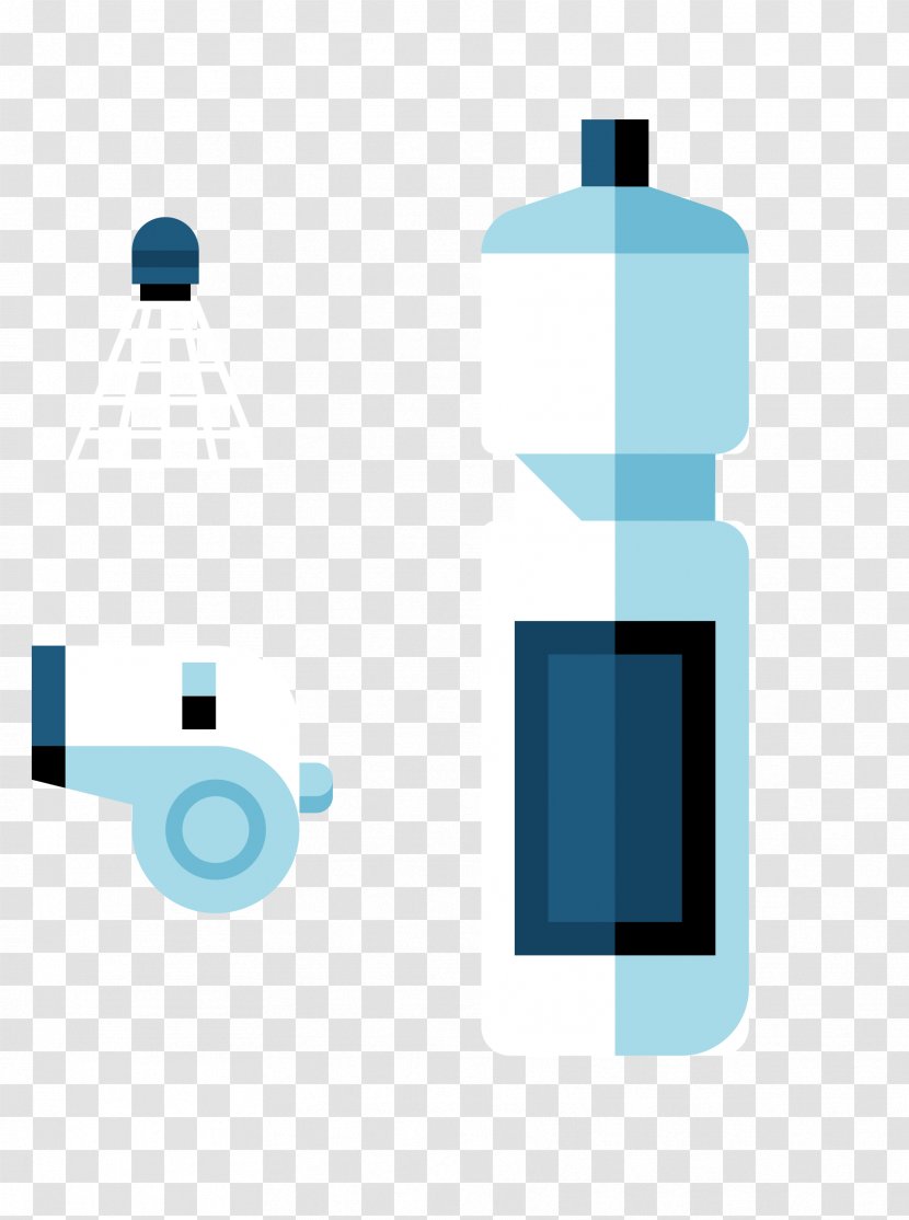 Sports Car - Blue - Vector Flat Equipment Transparent PNG