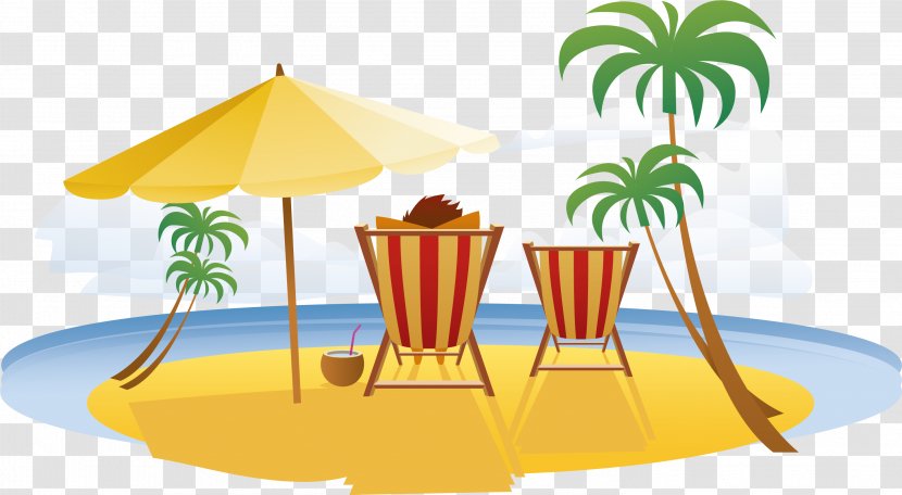 Beach Vacation Seaside Resort - The Sunshine Of Cozy Time Transparent PNG