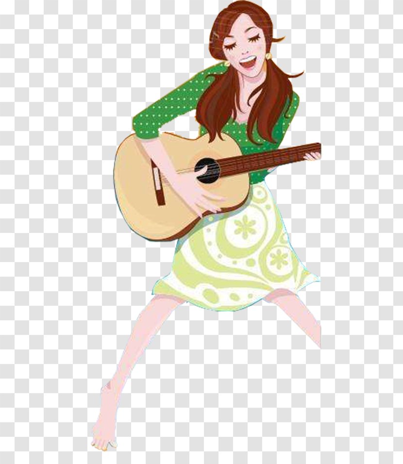 Guitarist Guitar Player - Flower Transparent PNG