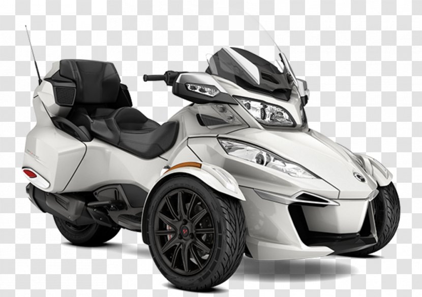 Three-wheeler BRP Can-Am Spyder Roadster Motorcycles - Wheel - Motorcycle Transparent PNG