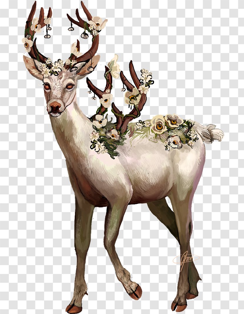 Vector Graphics Reindeer Image Art - Antler - Deer Transparent PNG