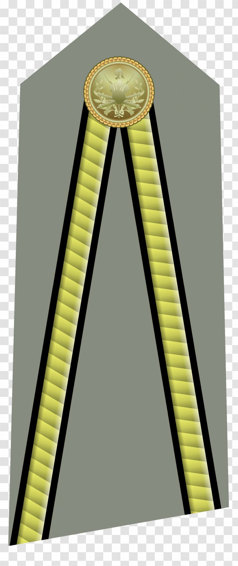 Line Triangle - Yellow Transparent PNG