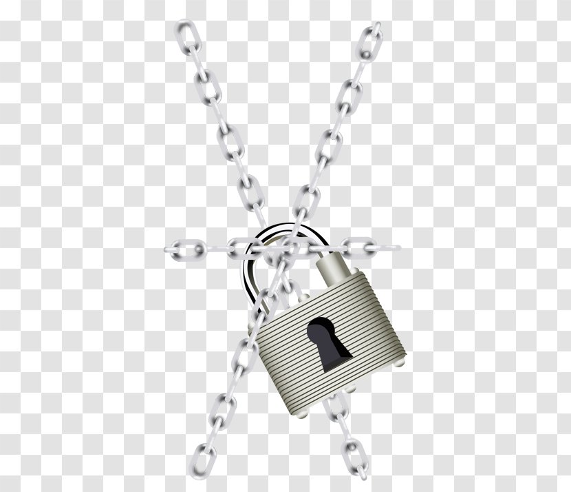Chain Lock - Jewellery - Chained Transparent PNG