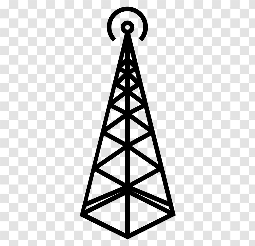 Telecommunications Tower Aerials Radio Cell Site Transparent PNG
