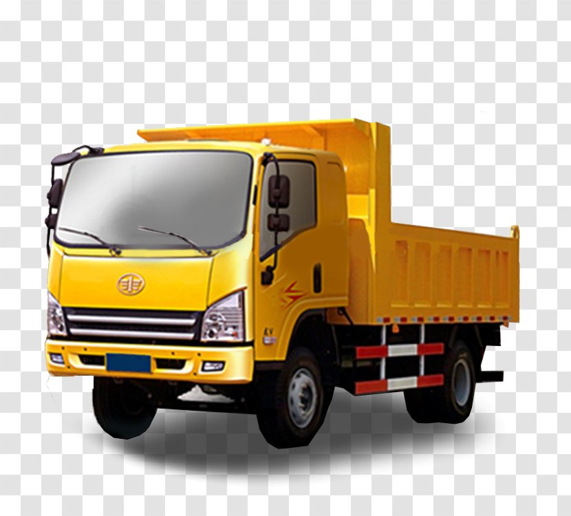 Car FAW Group Dump Truck Semi-trailer - Transport - Trucks Transparent PNG