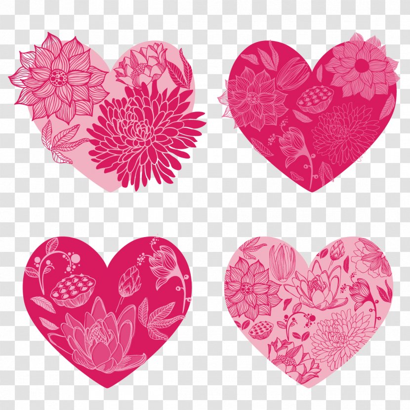 Vector Creative Heart-shaped - Royalty Free - Scrapbooking Transparent PNG