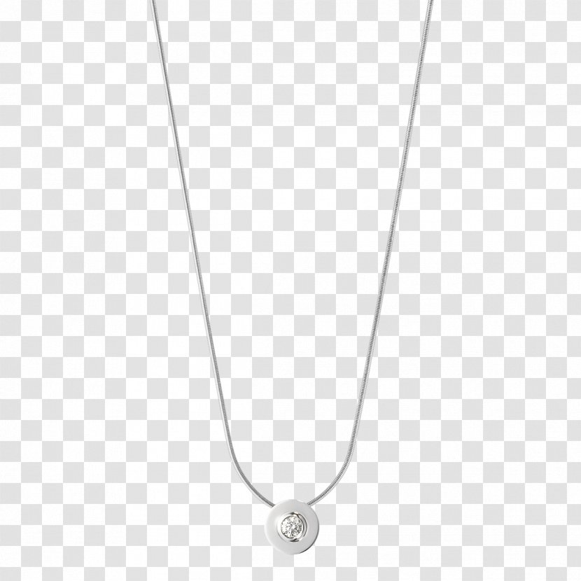 Locket Necklace Body Jewellery Chain Silver - Georg Jensen Transparent PNG