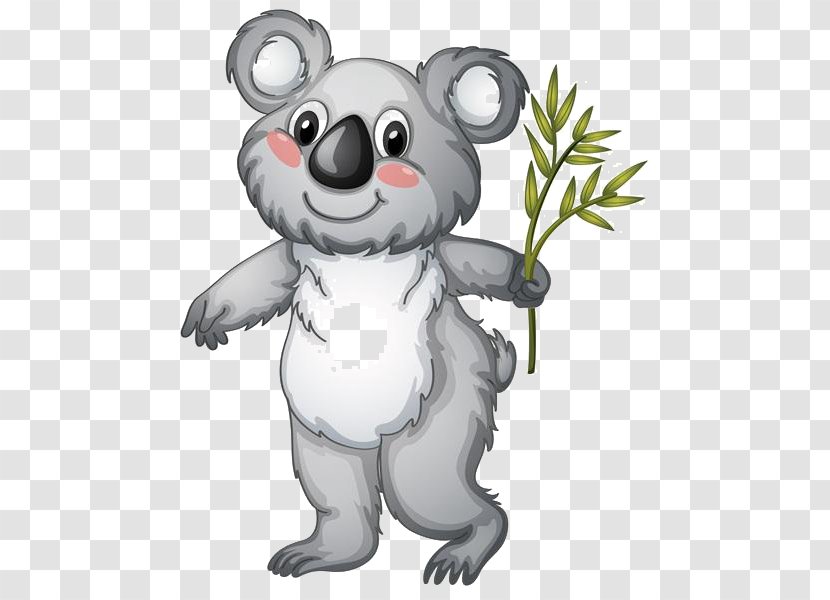Koala Royalty-free Clip Art - Frame - Cartoon Bear Material Transparent PNG
