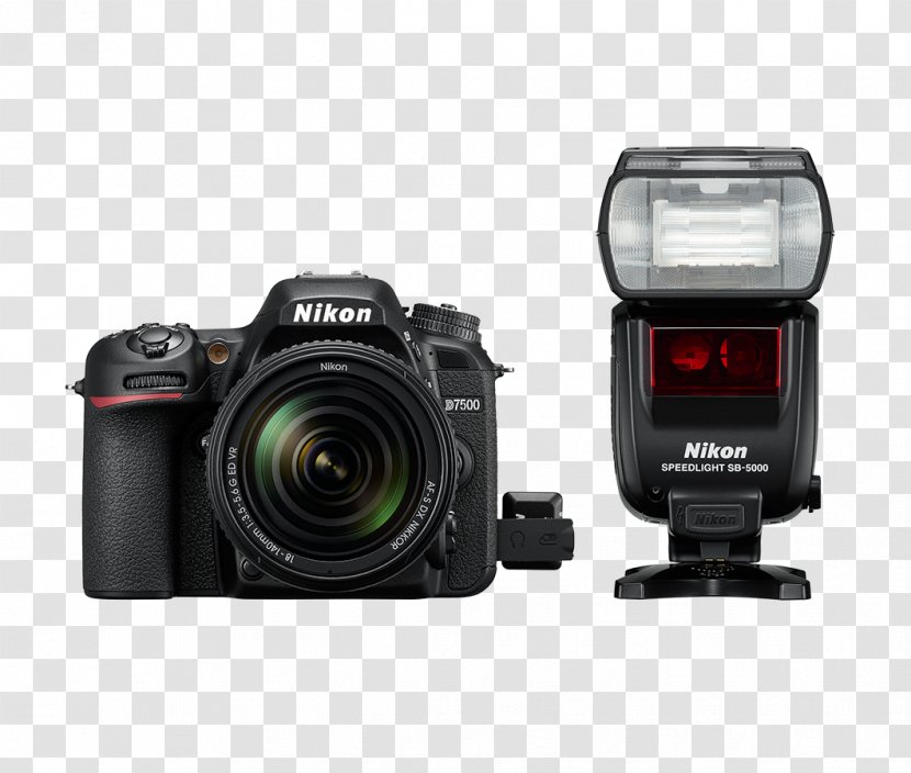 Nikon D500 AF-S DX Nikkor 18-140mm F/3.5-5.6G ED VR Digital SLR Format - Camera Transparent PNG