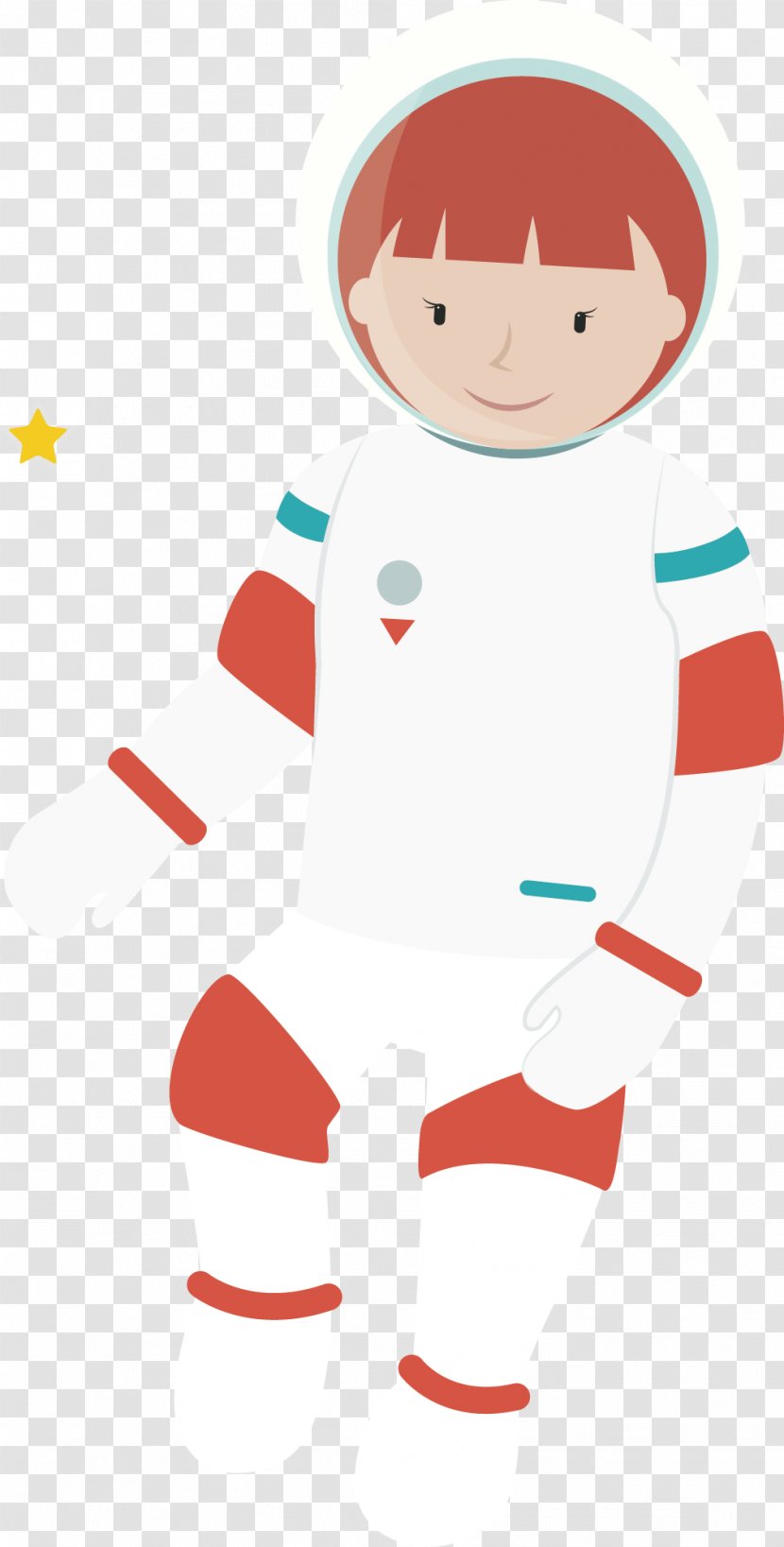 Unidentified Flying Object Extraterrestrials In Fiction Illustration - Watercolor - Cartoon Astronaut Transparent PNG