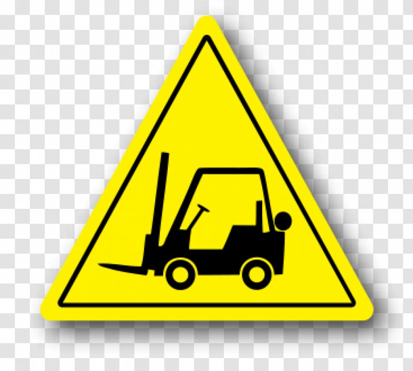 Warning Sign Forklift Wet Floor Safety - Symbol - Signs Transparent PNG