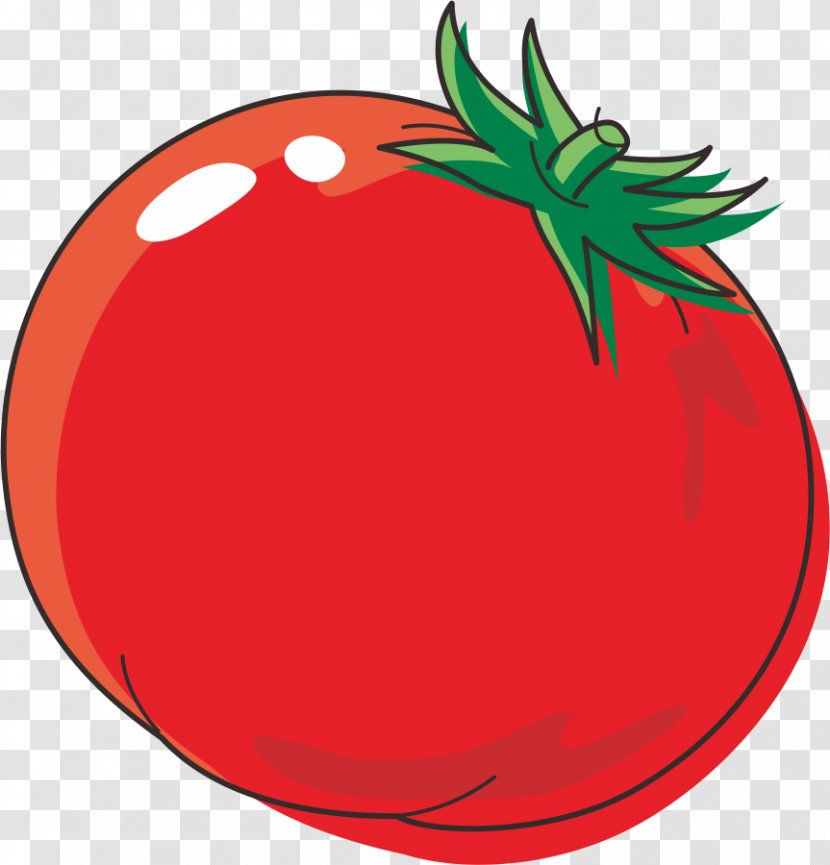 Tomato Juice Cartoon Clip Art - Creative Tomatoes Transparent PNG