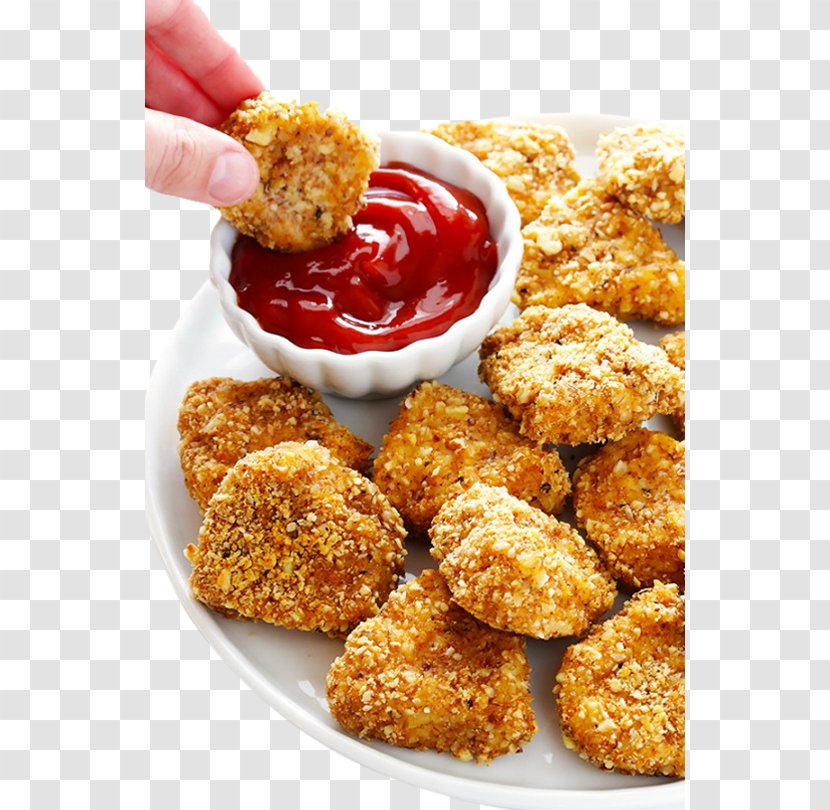 Chicken Nugget Fried Fingers Pizza Caesar Salad - Fritter - Nuggets Transparent PNG