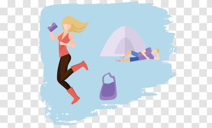 Clip Art Illustration Human Behavior Desktop Wallpaper Shoe - Funny Camping Accidents Transparent PNG