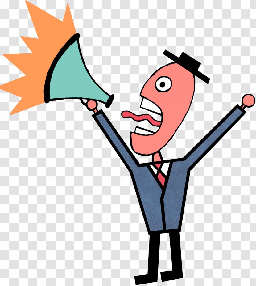 Horn Megaphone Communication Clip Art - Comm Cliparts Transparent PNG