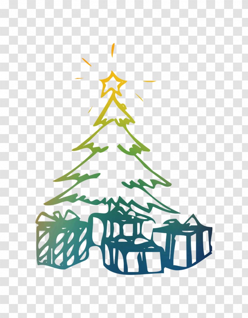 Christmas Tree Santa Claus Day A Gift For You - Spruce Transparent PNG