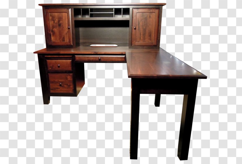 Amish Furniture Table Desk Drawer - Office Transparent PNG