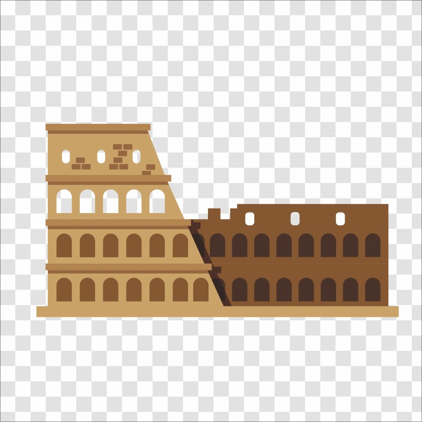 Colosseum - Flat Roman Battlefield Transparent PNG