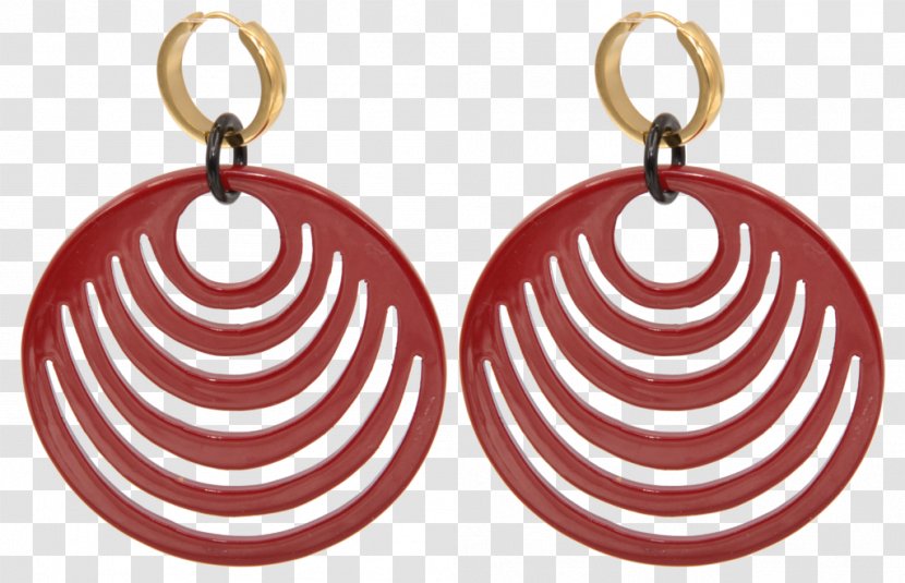 Earring Gold DOS Amsterdam Kreole Body Jewellery - Bordeaux Transparent PNG