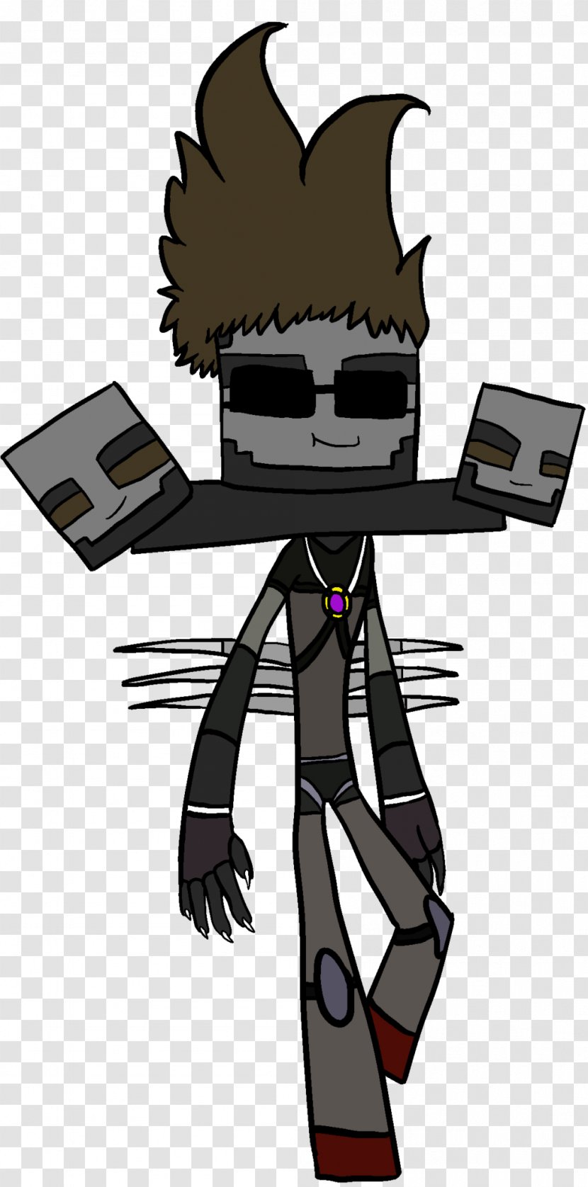 Minecraft Youtuber Fan Art Roblox Fictional Character Transparent Png - fan art roblox character video games strife cartoon
