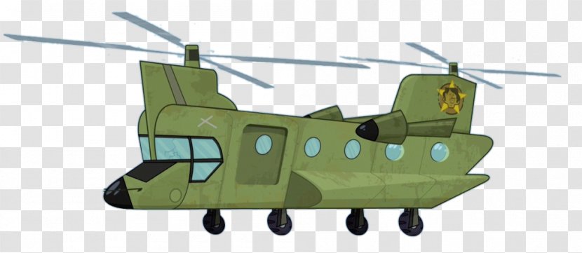 Helicopter Rotor Total Drama Season 5 Airplane Art - Mode Of Transport - Army Transparent PNG
