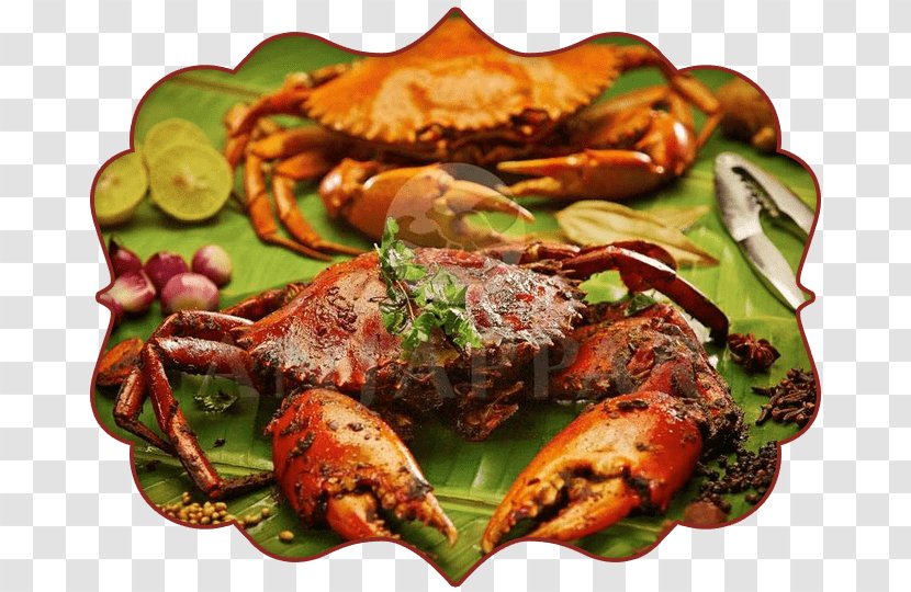 Chettinad Cuisine Chilli Crab Indian Dungeness - Dish Transparent PNG