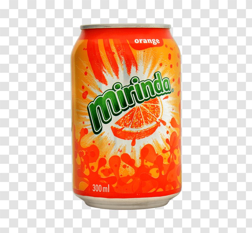 Orange Drink Fizzy Drinks Carbonated Mirinda Coca-Cola - Aluminum Can - Coca Cola Transparent PNG